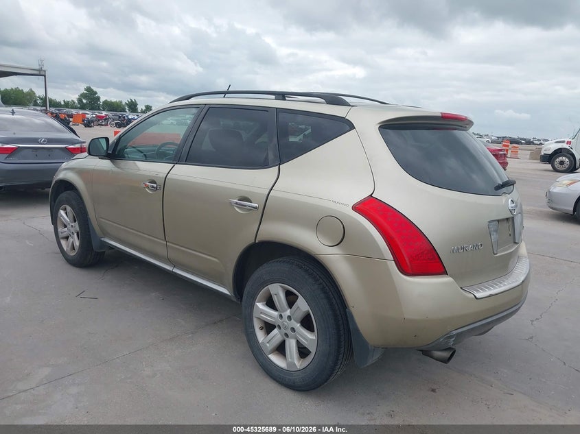 2007 Nissan Murano VIN JN8AZ08T17W529736 IAAI salvage auction — FRONT END, Salvage (Texas), sold $325 on 2026-07-22 (photo 3)