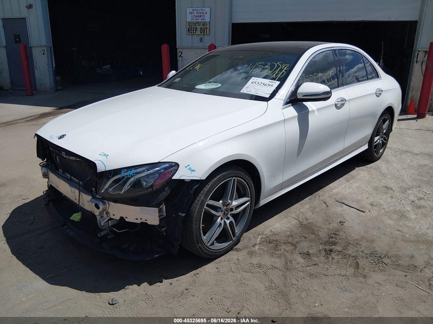 2018 Mercedes-benz E-klasse VIN WDDZF4KB6JA463483 IAAI salvage auction — FRONT END, Salvage (Massachusetts), sold $12,650 on 2026-07-14 (photo 2)