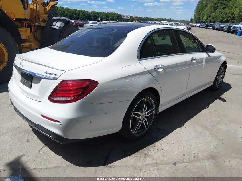 2018 Mercedes-benz E-klasse VIN WDDZF4KB6JA463483 IAAI salvage auction — FRONT END, Salvage (Massachusetts), sold $12,650 on 2026-07-14 (photo 4)