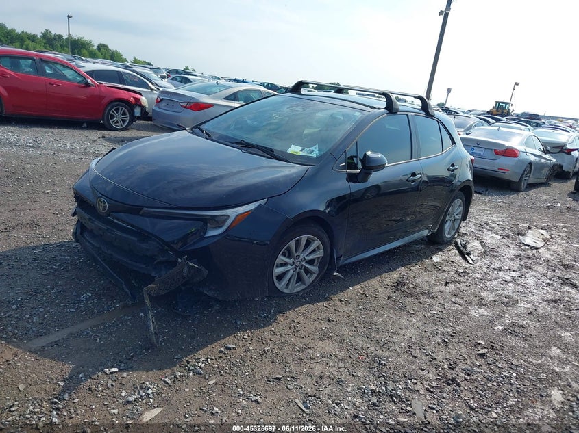 2025 Toyota Corolla VIN JTND4MBE7S3243470 IAAI salvage auction — RIGHT SIDE, Salvage Title, sold $2,800 on 2026-07-22 (photo 2)