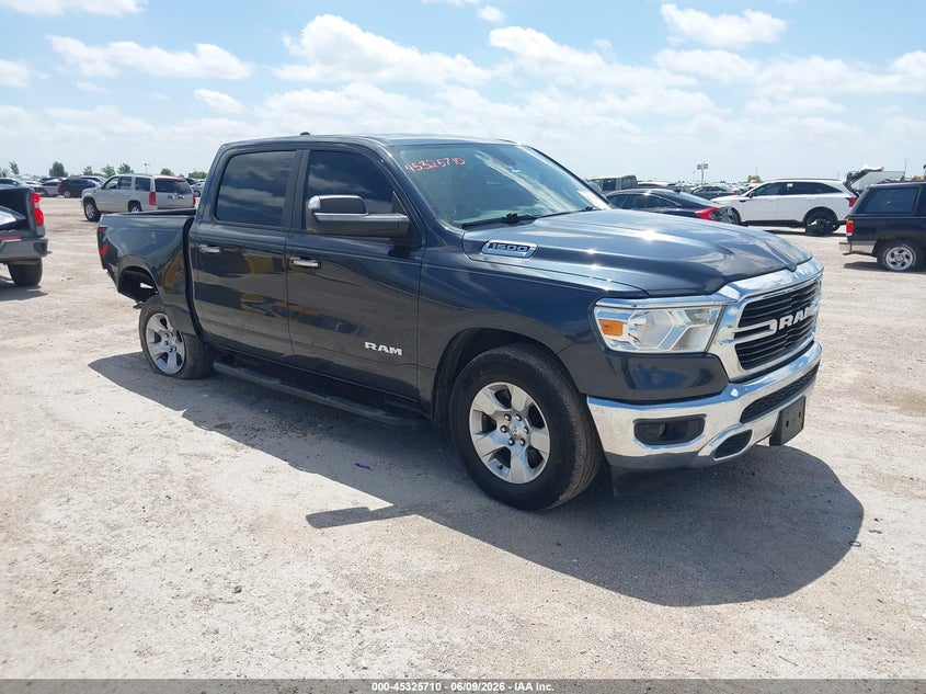 2020 Ram 1500 VIN 1C6RREFG1LN385890 IAAI salvage auction — SIDE, Salvage Title, sold $7,400 on 2026-09-03 (photo 1)