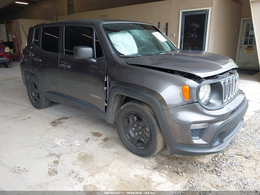 2020 Jeep Renegade VIN ZACNJAAB4LPL35086 IAAI salvage auction — FRONT END, Salvage (Tennessee), sold $1,100 on 2026-08-10 (photo 1)