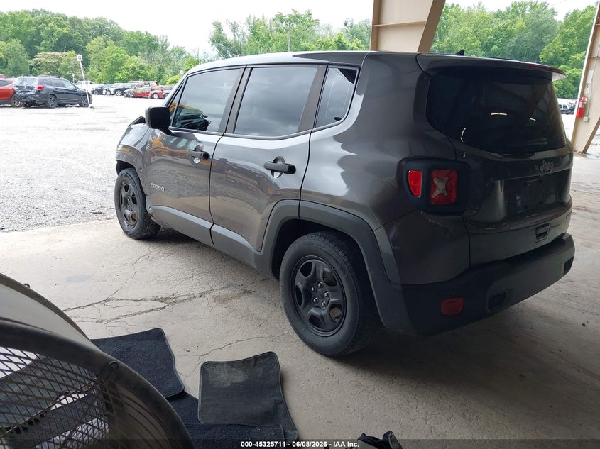2020 Jeep Renegade VIN ZACNJAAB4LPL35086 IAAI salvage auction — FRONT END, Salvage (Tennessee), sold $1,100 on 2026-08-10 (photo 3)