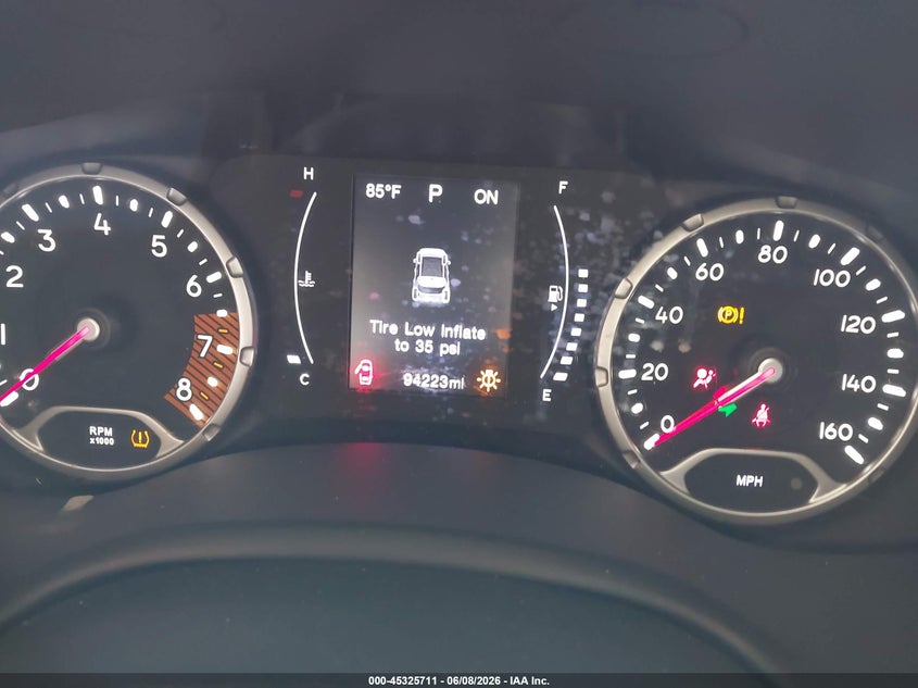 2020 Jeep Renegade VIN ZACNJAAB4LPL35086 IAAI salvage auction — FRONT END, Salvage (Tennessee), sold $1,100 on 2026-08-10 (photo 7)