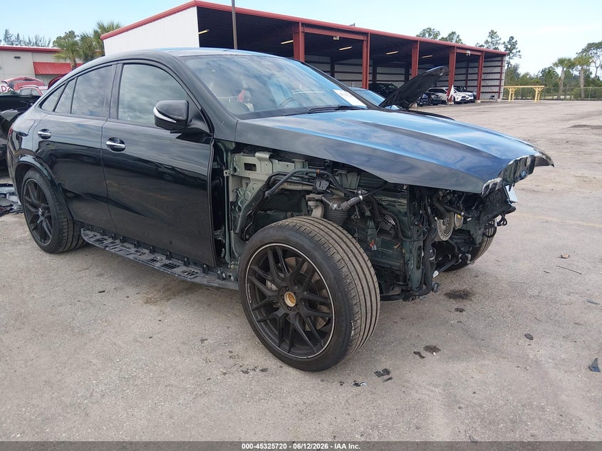 2024 Mercedes-benz Amg gle coupe VIN 4JGFD6BB1RB102534 IAAI salvage auction — FRONT END, Salvage Title, sold $27,750 on 2026-07-30 (photo 1)