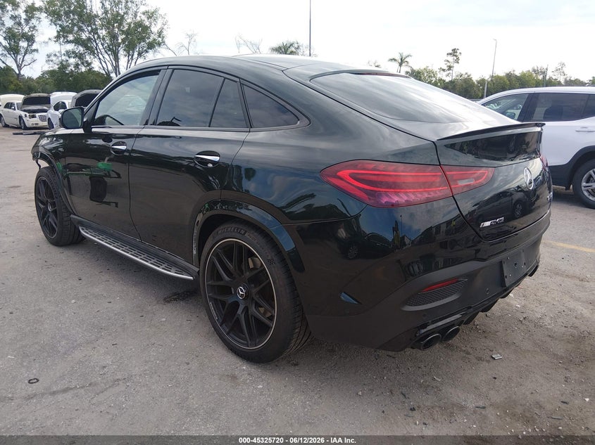 2024 Mercedes-benz Amg gle coupe VIN 4JGFD6BB1RB102534 IAAI salvage auction — FRONT END, Salvage Title, sold $27,750 on 2026-07-30 (photo 3)