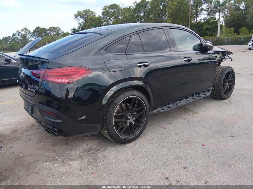 2024 Mercedes-benz Amg gle coupe VIN 4JGFD6BB1RB102534 IAAI salvage auction — FRONT END, Salvage Title, sold $27,750 on 2026-07-30 (photo 4)