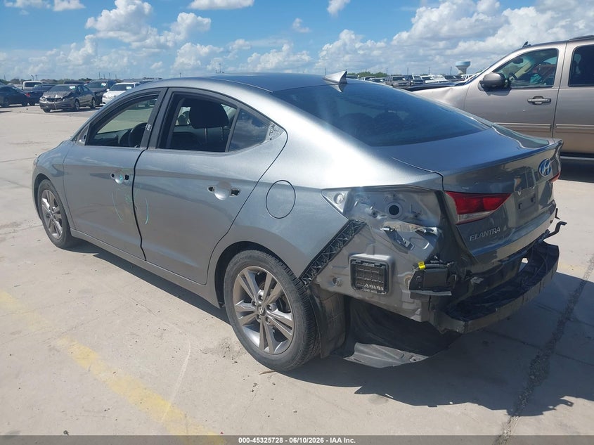 2018 Hyundai Elantra VIN KMHD84LF0JU560348 IAAI salvage auction — THEFT, Original (Texas), sold $3,250 on 2026-07-29 (photo 3)