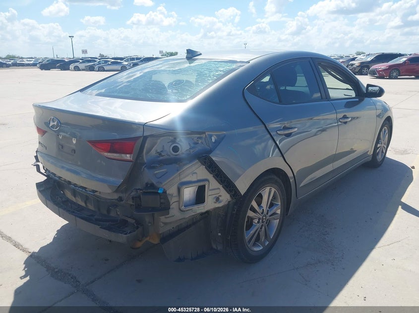 2018 Hyundai Elantra VIN KMHD84LF0JU560348 IAAI salvage auction — THEFT, Original (Texas), sold $3,250 on 2026-07-29 (photo 4)
