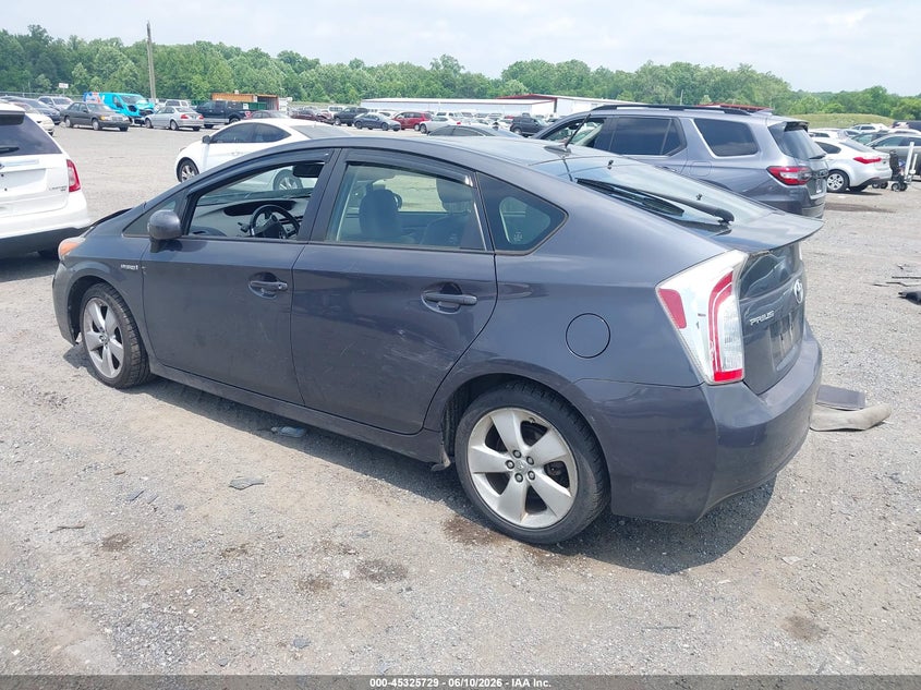 2013 Toyota Prius VIN JTDKN3DU3D1669209 IAAI salvage auction — RIGHT FRONT, Salvage - 75% Or Less (Maryland), sold $1,850 on 2026-07-06 (photo 3)