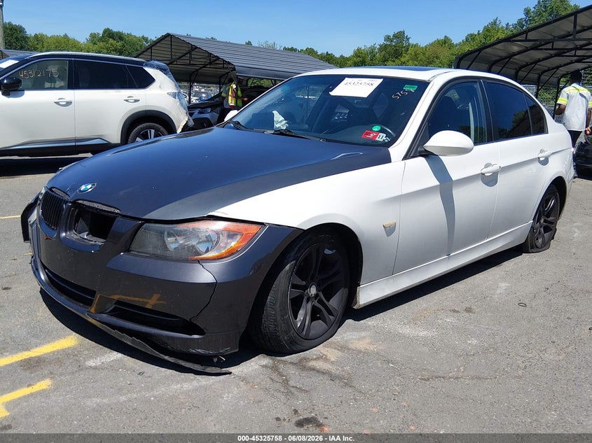 2008 BMW 3 series VIN WBAVC93548K056741 IAAI salvage auction — FRONT END, Salvage (Pennsylvania), sold $425 on 2026-07-16 (photo 2)