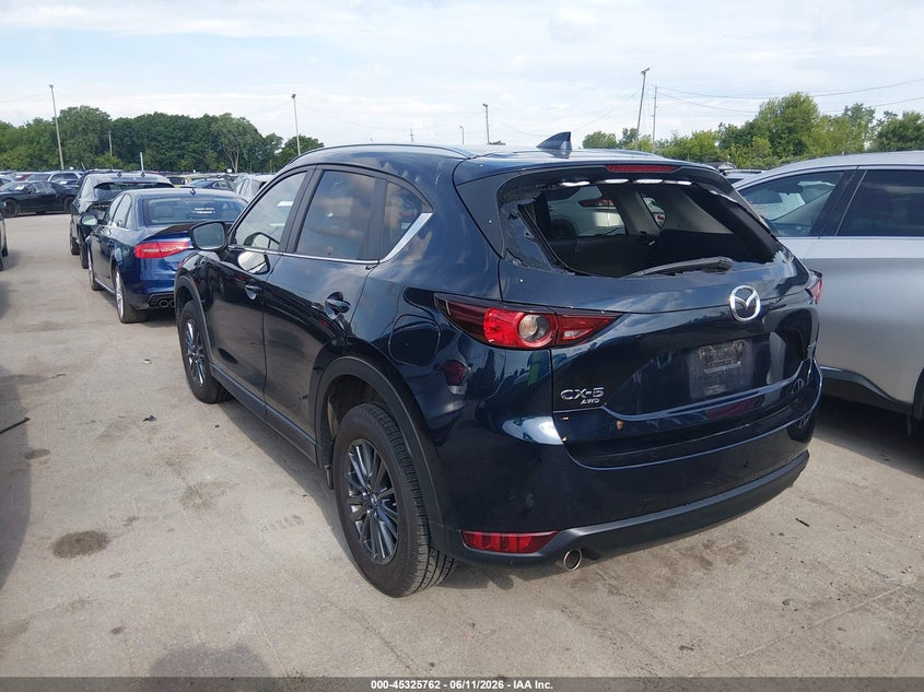 2020 Mazda Cx-5 VIN JM3KFBCM6L1816752 IAAI salvage auction — HAIL, Salvage (Ohio), sold $7,350 on 2026-07-14 (photo 3)