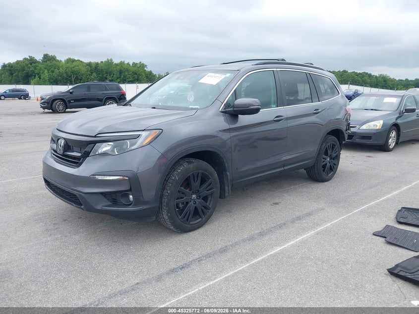 2022 Honda Pilot VIN 5FNYF6H20NB026844 IAAI salvage auction — REAR END, Salvage (Indiana), sold $9,500 on 2026-07-30 (photo 2)