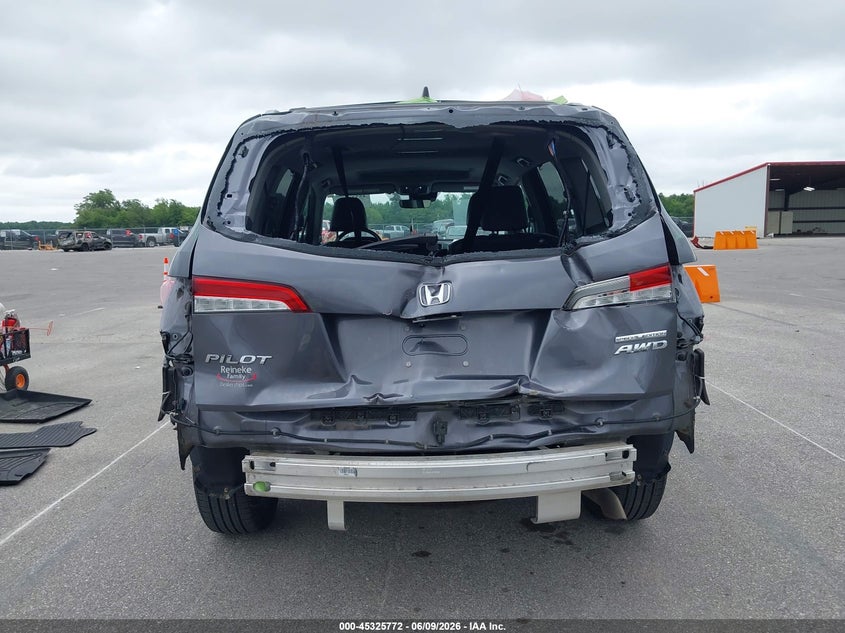 2022 Honda Pilot VIN 5FNYF6H20NB026844 IAAI salvage auction — REAR END, Salvage (Indiana), sold $9,500 on 2026-07-30 (photo 6)