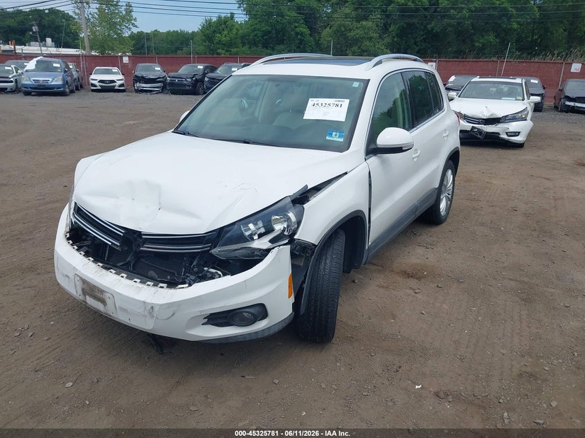 2012 Volkswagen Tiguan VIN WVGBV7AX0CW596139 IAAI salvage auction — FRONT END, Salvage (Idaho), sold $250 on 2026-07-15 (photo 6)