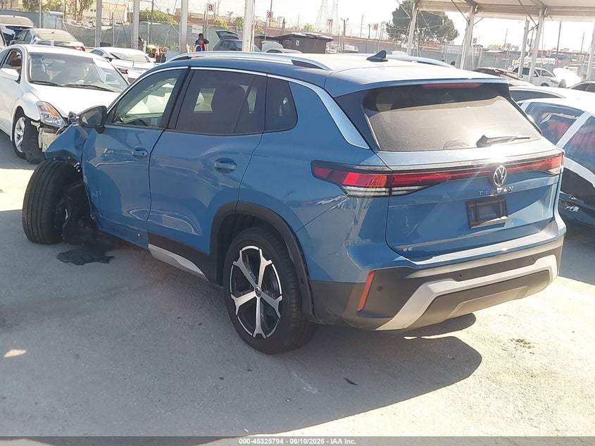 2025 Volkswagen Tiguan VIN 3VVFR7RM5SM051476 IAAI salvage auction — FRONT END, Salvage Title, sold $8,900 on 2026-07-29 (photo 3)