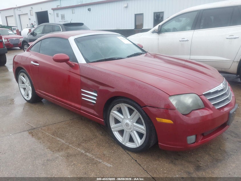 2004 Chrysler Crossfire VIN 1C3AN69L74X000858 IAAI salvage auction — NORMAL WEAR, Clear (Illinois), sold $425 on 2026-07-07 (photo 1)