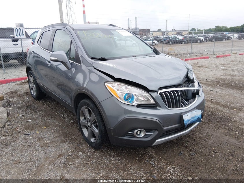 2014 Buick Encore VIN KL4CJBSB0EB520189 IAAI salvage auction — FRONT END, Salvage (Indiana), sold $875 on 2026-07-15 (photo 1)