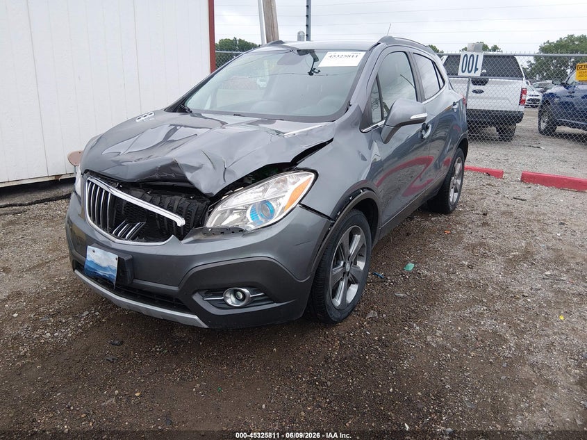 2014 Buick Encore VIN KL4CJBSB0EB520189 IAAI salvage auction — FRONT END, Salvage (Indiana), sold $875 on 2026-07-15 (photo 2)