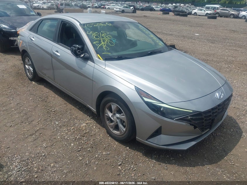 2021 Hyundai Elantra VIN 5NPLL4AG8MH014986 IAAI salvage auction — REAR END, Salvage Title, sold $25 on 2026-07-21 (photo 1)