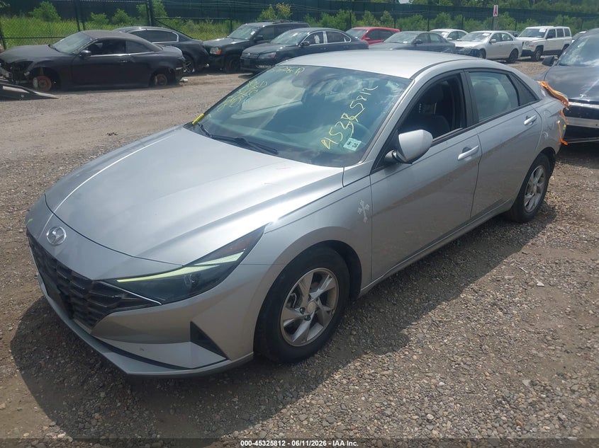 2021 Hyundai Elantra VIN 5NPLL4AG8MH014986 IAAI salvage auction — REAR END, Salvage Title, sold $25 on 2026-07-21 (photo 2)