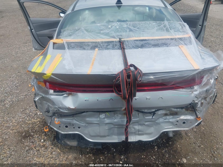 2021 Hyundai Elantra VIN 5NPLL4AG8MH014986 IAAI salvage auction — REAR END, Salvage Title, sold $25 on 2026-07-21 (photo 6)