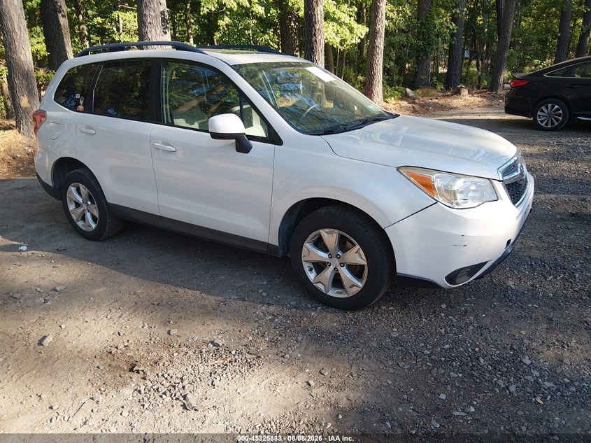 2015 Subaru Forester VIN JF2SJAFC5FH817554 IAAI salvage auction — NORMAL WEAR, Clear (Louisiana), sold $375 on 2026-07-28 (photo 1)