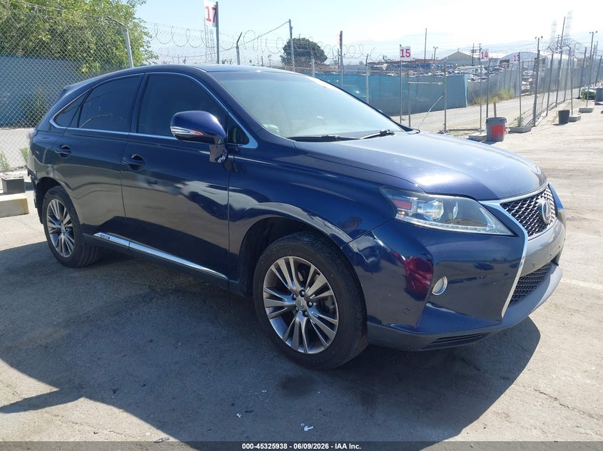 2014 Lexus Rx VIN JTJZB1BA4E2009760 IAAI salvage auction — REAR END, Salvage (California), sold $4,800 on 2026-07-29 (photo 1)