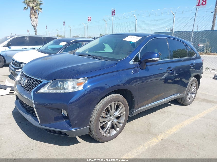 2014 Lexus Rx VIN JTJZB1BA4E2009760 IAAI salvage auction — REAR END, Salvage (California), sold $4,800 on 2026-07-29 (photo 2)