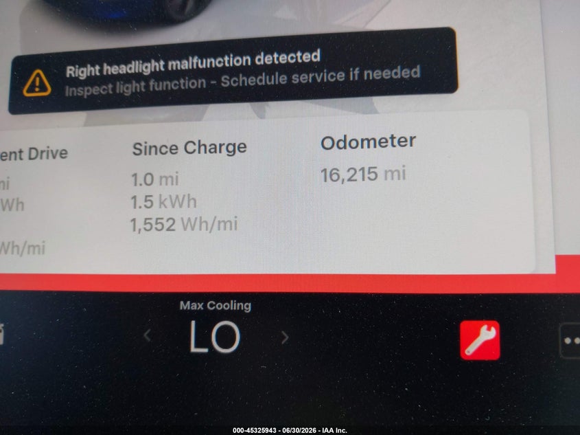2023 Tesla Model y VIN 7SAYGAEE3PF968570 IAAI salvage auction — FRONT END, Salvage (Texas), sold $12,100 on 2026-07-13 (photo 7)