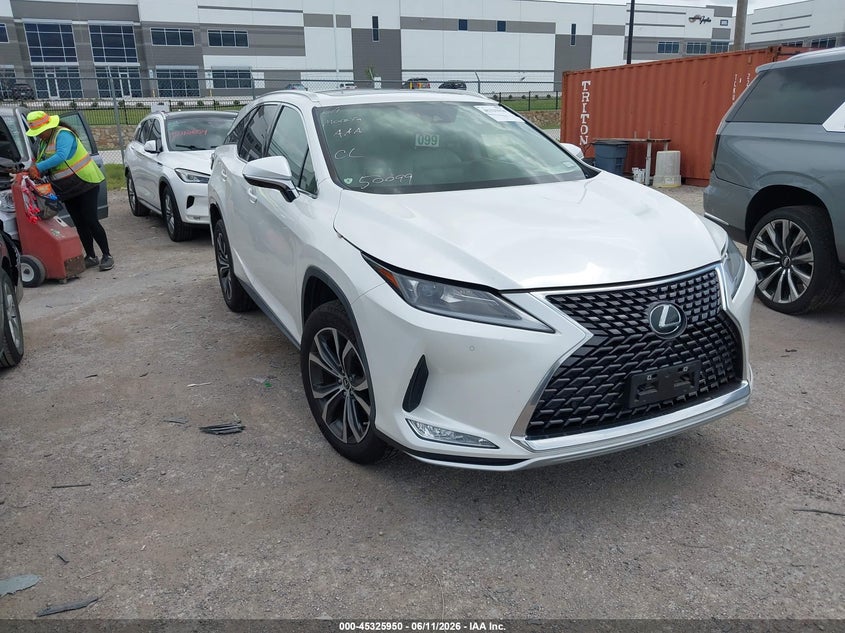 2022 Lexus Rx VIN JTJHZKEA9N2025400 IAAI salvage auction — REAR END, Salvage Title, sold $22,300 on 2026-07-16 (photo 1)