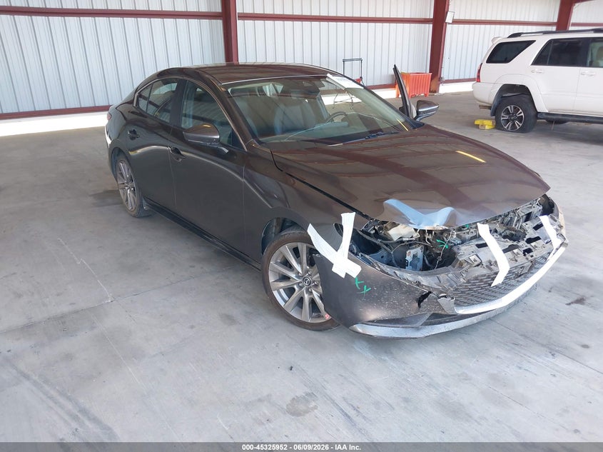2020 Mazda 3 VIN JM1BPACLXL1170493 IAAI salvage auction — FRONT END, Salvage Title, sold $25 on 2026-07-11 (photo 1)