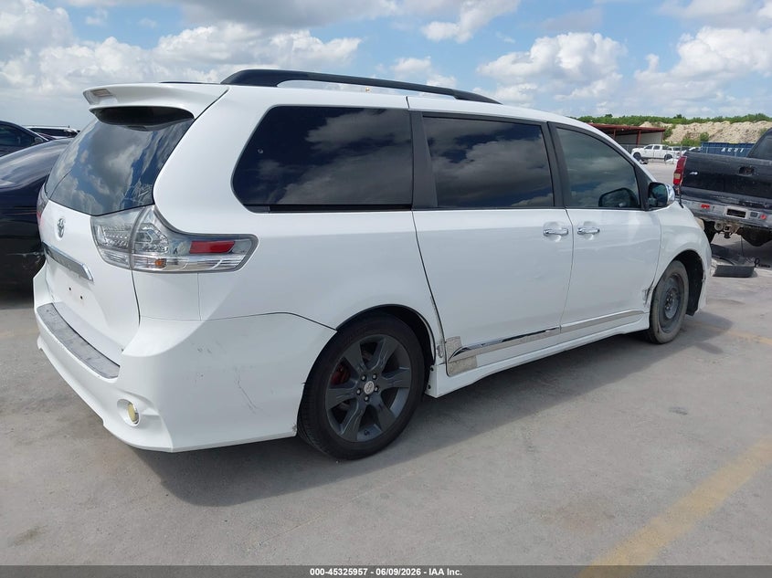 2011 Toyota Sienna VIN 5TDXK3DC5BS063318 IAAI salvage auction — SIDE, Original (Texas), sold $1,700 on 2026-07-23 (photo 4)