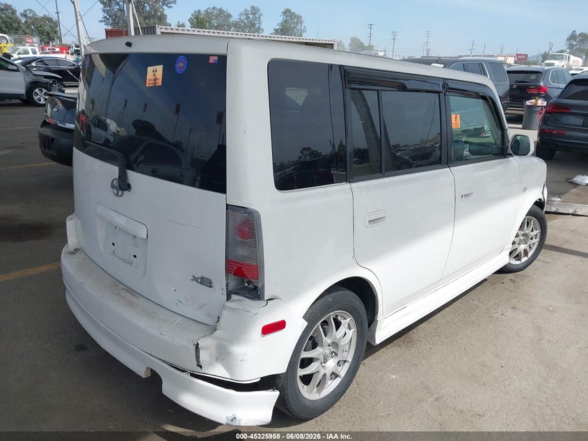 2006 Scion Xb VIN JTLKT324X64054350 IAAI salvage auction — SIDE, Salvage (California), sold $425 on 2026-07-22 (photo 4)