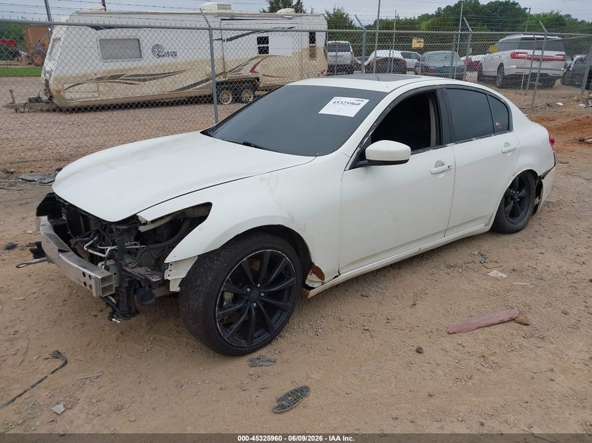 2013 Infiniti G VIN JN1CV6AP5DM721557 IAAI salvage auction — FRONT & REAR, Salvage (Idaho), sold $25 on 2026-07-27 (photo 2)