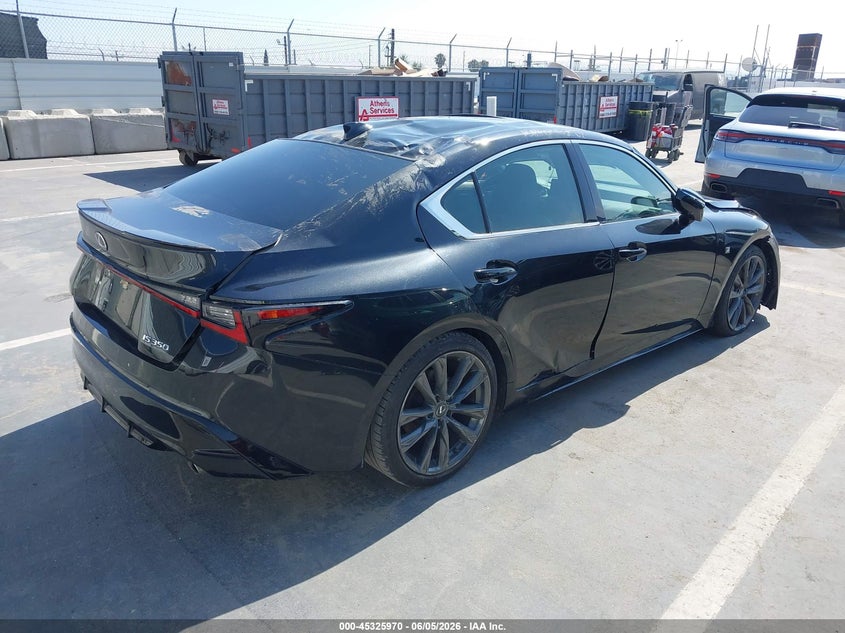 2024 Lexus Is VIN JTHGZ1B25R5081987 IAAI salvage auction — LEFT & RIGHT, Salvage (California), sold $13,500 on 2026-07-22 (photo 4)