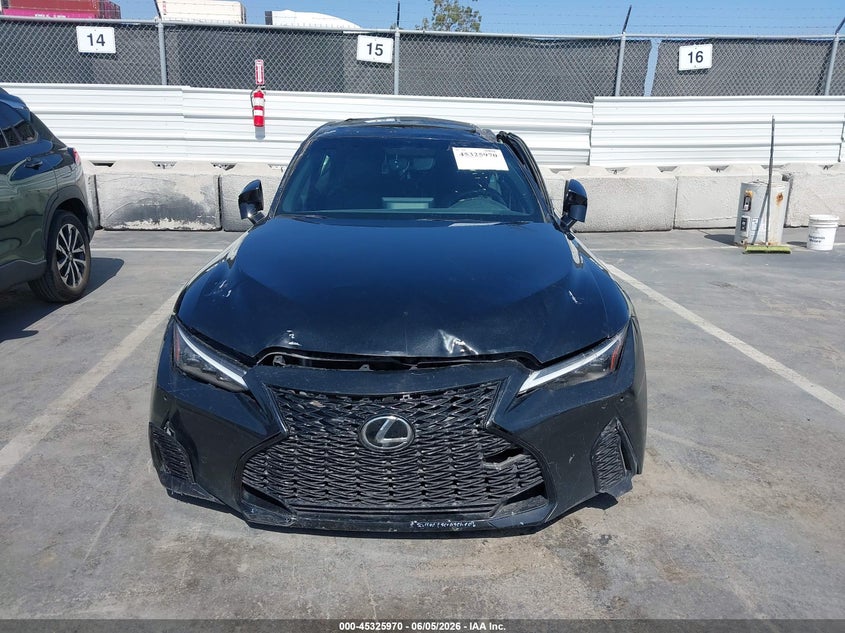 2024 Lexus Is VIN JTHGZ1B25R5081987 IAAI salvage auction — LEFT & RIGHT, Salvage (California), sold $13,500 on 2026-07-22 (photo 6)