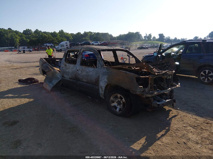 2006 Toyota Tacoma VIN 5TEMU52N46Z248515 IAAI salvage auction — TOTAL BURN, Non-Repairable (Tennessee), sold $100 on 2026-07-08 (photo 1)