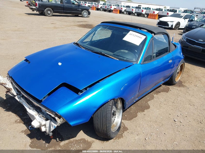 1991 Mazda Mx-5 miata VIN JM1NA3518M1221805 IAAI salvage auction — NORMAL WEAR, Salvage (California), sold $225 on 2026-07-13 (photo 2)
