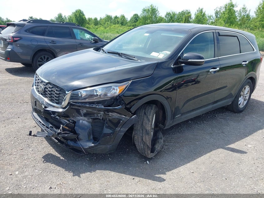 2019 Kia Sorento VIN 5XYPGDA39KG525176 IAAI salvage auction — FRONT END, Mv-907A (New York), sold $2,150 on 2026-07-30 (photo 6)