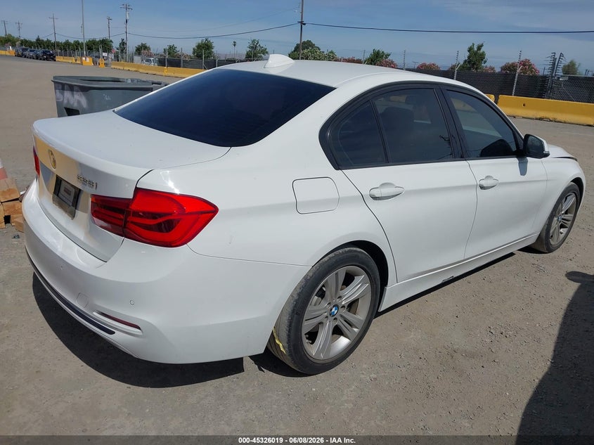 2016 BMW 3er VIN WBA8E9G50GNT86259 IAAI salvage auction — FRONT END, Salvage Title, sold $3,450 on 2026-07-30 (photo 4)