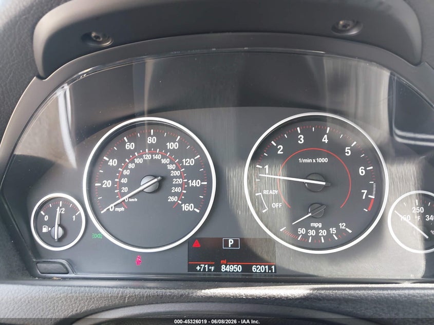 2016 BMW 3er VIN WBA8E9G50GNT86259 IAAI salvage auction — FRONT END, Salvage Title, sold $3,450 on 2026-07-30 (photo 7)