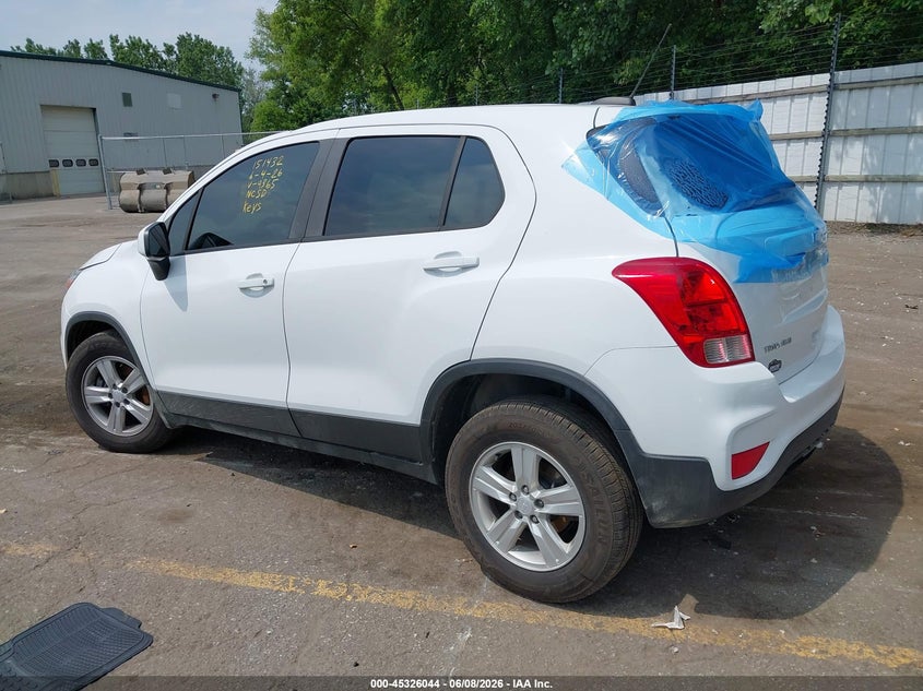 2019 Chevrolet Trax VIN 3GNCJNSB3KL349365 IAAI salvage auction — FRONT END, Clear (Michigan), sold $825 on 2026-07-26 (photo 3)