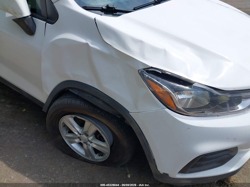 2019 Chevrolet Trax VIN 3GNCJNSB3KL349365 IAAI salvage auction — FRONT END, Clear (Michigan), sold $1,150 on 2026-07-27 (photo 6)