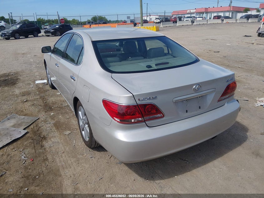 2005 Lexus ES VIN JTHBA30G255063906 IAAI salvage auction — NORMAL WEAR, Clear (Tennessee), sold $975 on 2026-07-16 (photo 3)