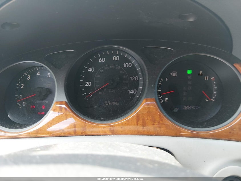 2005 Lexus ES VIN JTHBA30G255063906 IAAI salvage auction — NORMAL WEAR, Clear (Tennessee), sold $975 on 2026-07-16 (photo 7)