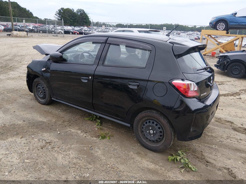 2024 Mitsubishi Mirage VIN ML32AUHJ6RH000273 IAAI salvage auction — FRONT END, Salvage Title, sold $2,100 on 2026-07-09 (photo 3)