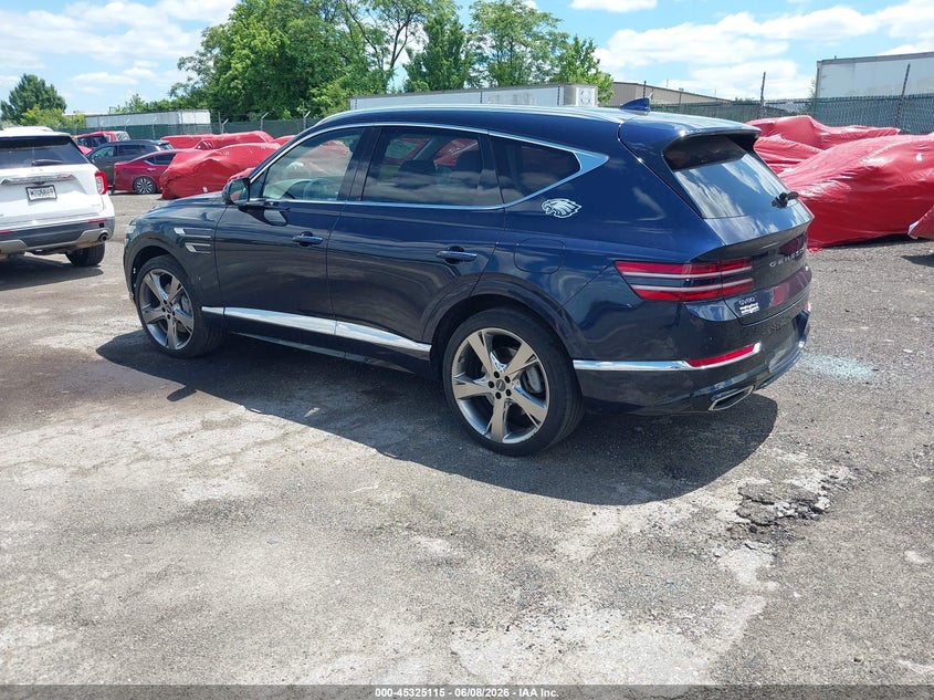 2023 Genesis Gv80 VIN KMUHBDSB5PU105569 IAAI salvage auction — UNKNOWN, Salvage (Idaho), sold $16,200 on 2026-07-31 (photo 3)