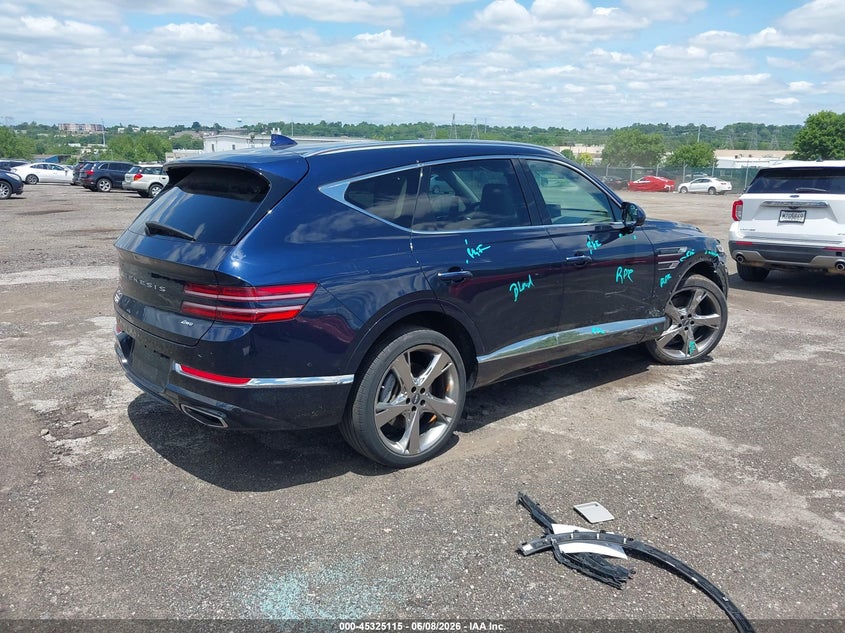 2023 Genesis Gv80 VIN KMUHBDSB5PU105569 IAAI salvage auction — UNKNOWN, Salvage (Idaho), sold $16,200 on 2026-07-31 (photo 4)