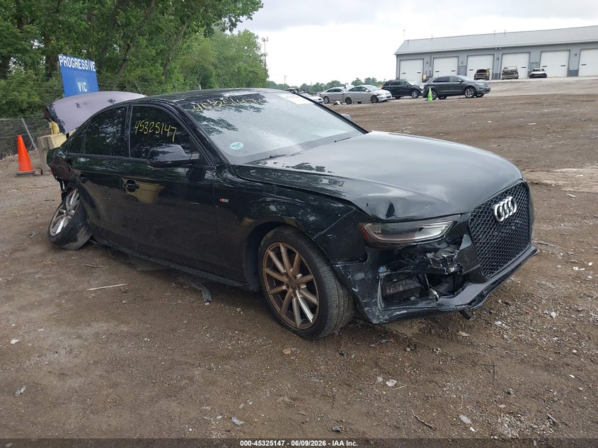 2015 Audi A4 VIN WAUBFAFL4FN041710 IAAI salvage auction — RIGHT REAR, Clear (Indiana), sold $1,175 on 2026-07-15 (photo 1)
